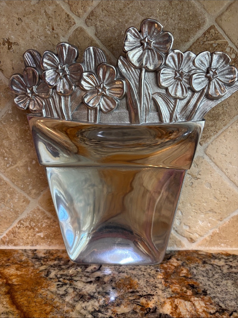 Vintage Mariposa Flower Pot Tray
